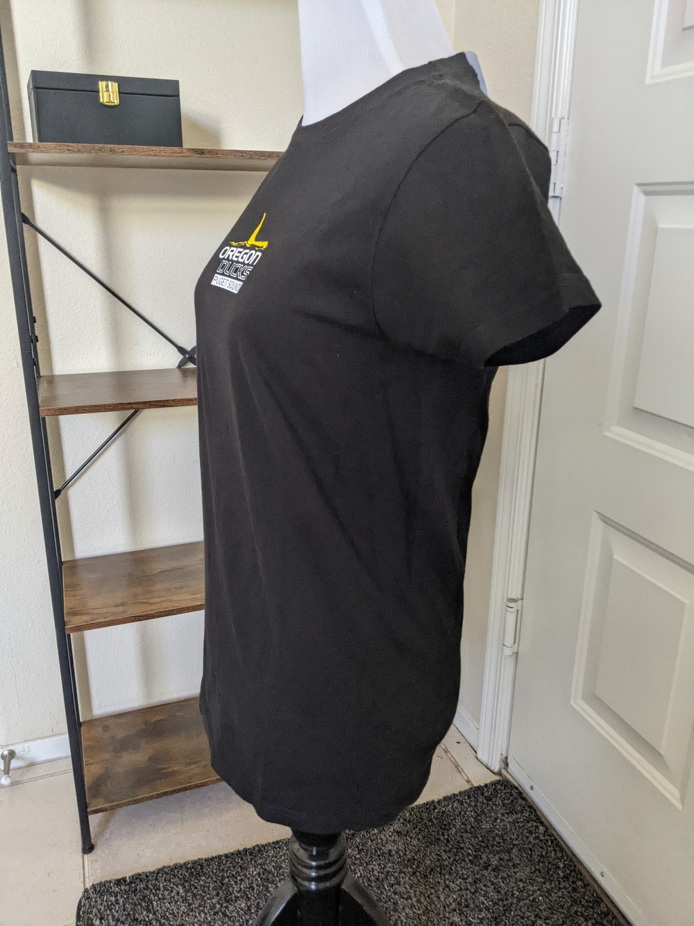 NWT Oregon Ducks Crew Neck Black Tee 100% Cotton XS - Picture 8 of 16